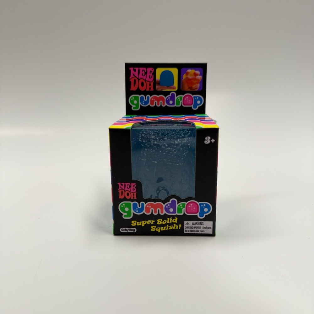 Blue NEEDOH gumdrop